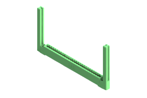 337-027-521-158 - EDAC Card Edge Connector